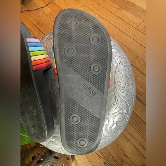 MLSA Melissa rainbow 🌈 slides super heavy duty. Made in Brazil - Picture 4 of 6